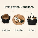 ToutVa, le cabas qui se transforme en tapis